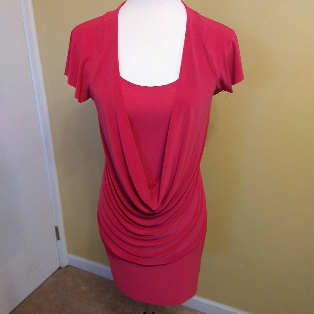 Wet seal draped dress sz small *D6